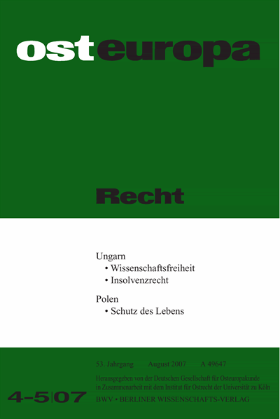 Heft 4-5 Cover