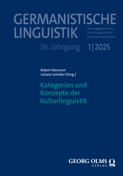 Heft 1 Cover
