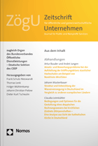 ZögU Zeitschrift für öffentliche und gemeinwirtschaftliche Unternehmen