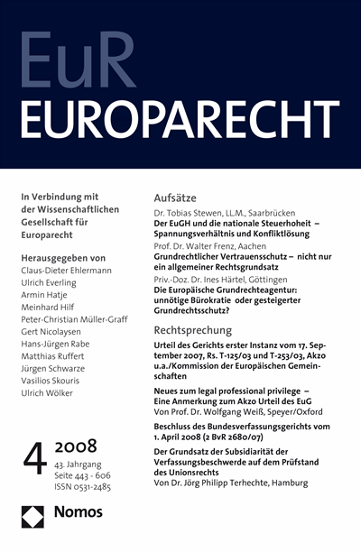 Europarecht (EuR)