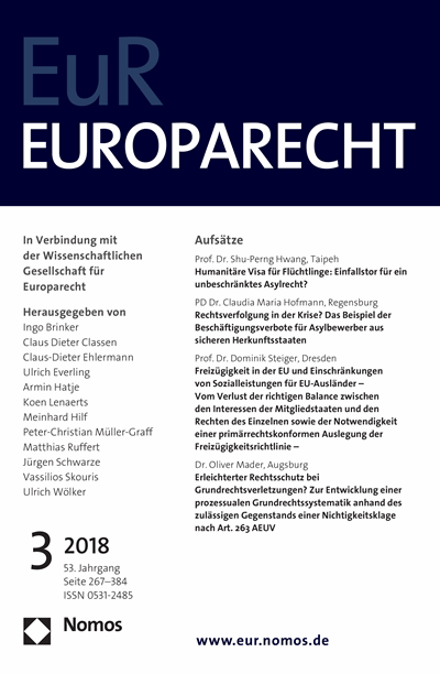 Europarecht (EuR)