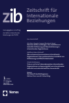 ZIB Zeitschrift für Internationale Beziehungen