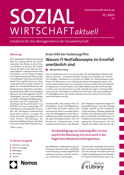 Heft 12 Cover