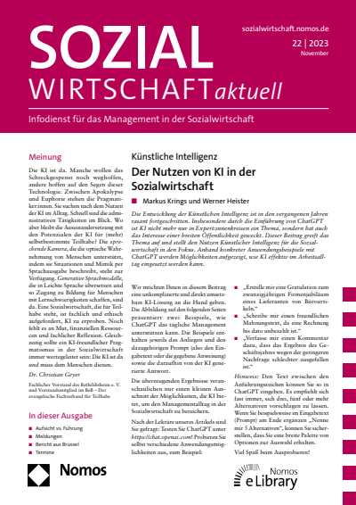 Heft 22 Cover