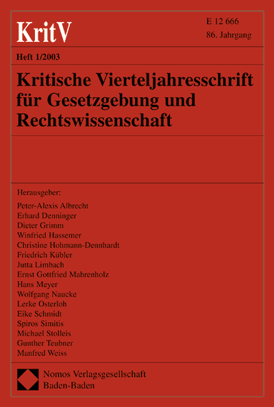 Heft 1 Cover