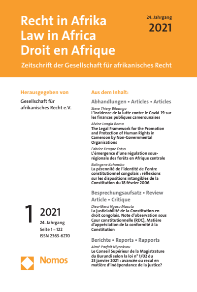 Heft 1 Cover