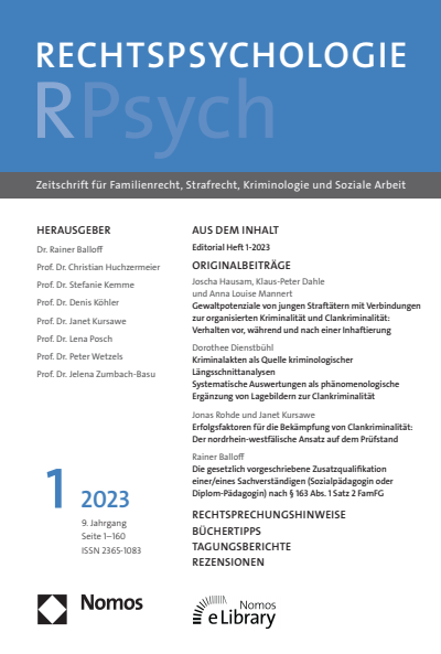 Heft 1 Cover