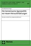 José Martinez - Die Gemeinsame Agrarpolitik vor neuen Herausforderungen