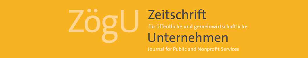 Journal for Public and Nonprofit Services. Zugleich Organ des Bundesverbandes Öffentliche Dienstleistungen – Deutsche Sektion des CEEP e.V. Banner